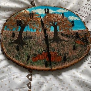 Walk in the woods clock